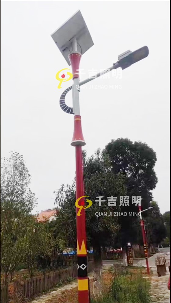 貴州省遵義市農村太陽能路燈安裝案例