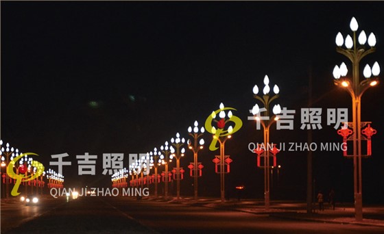 中山小欖村莊景觀路燈工程案例