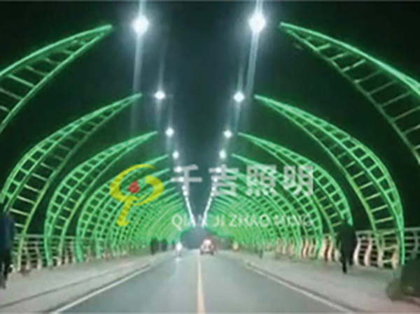 信陽肖家河橋景觀路燈工程案例 信陽肖家河橋景觀路燈工程案例