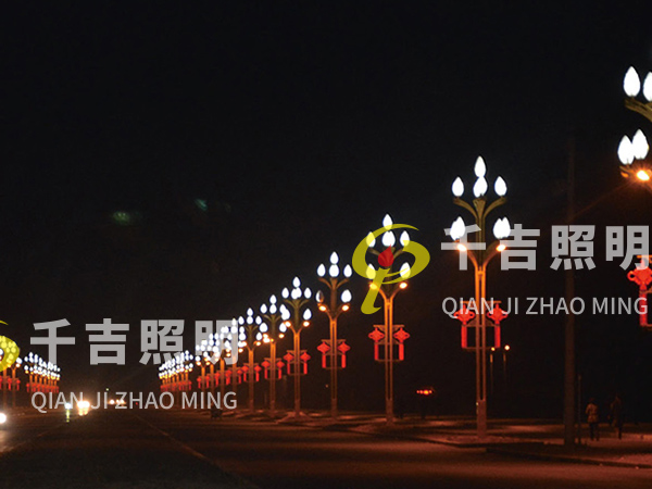 中山小欖村莊景觀路燈工程案例