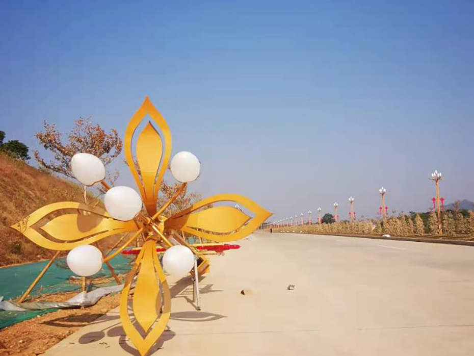 茂名高州永青大道景觀路燈照明工程案例