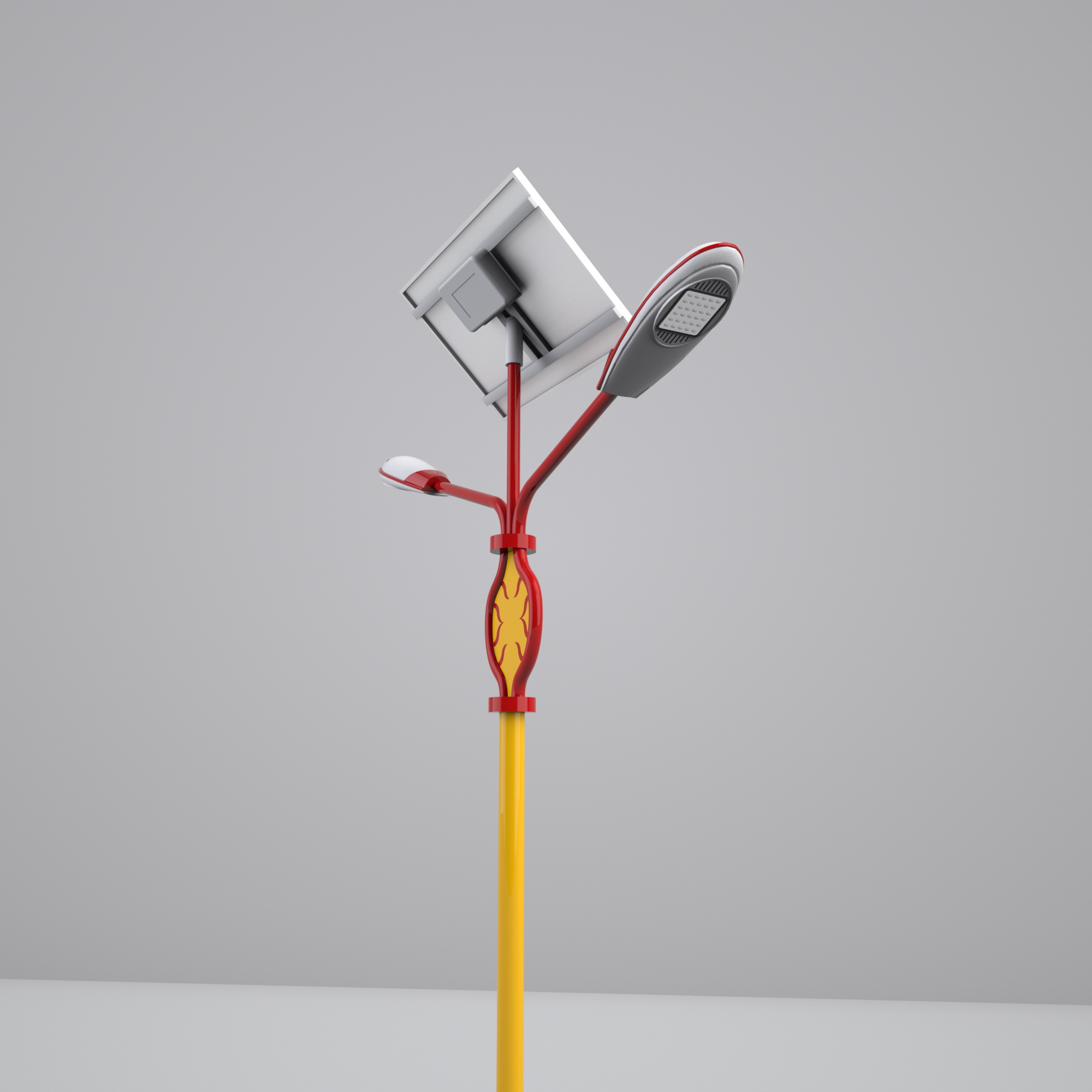 雙頭太陽能路燈4