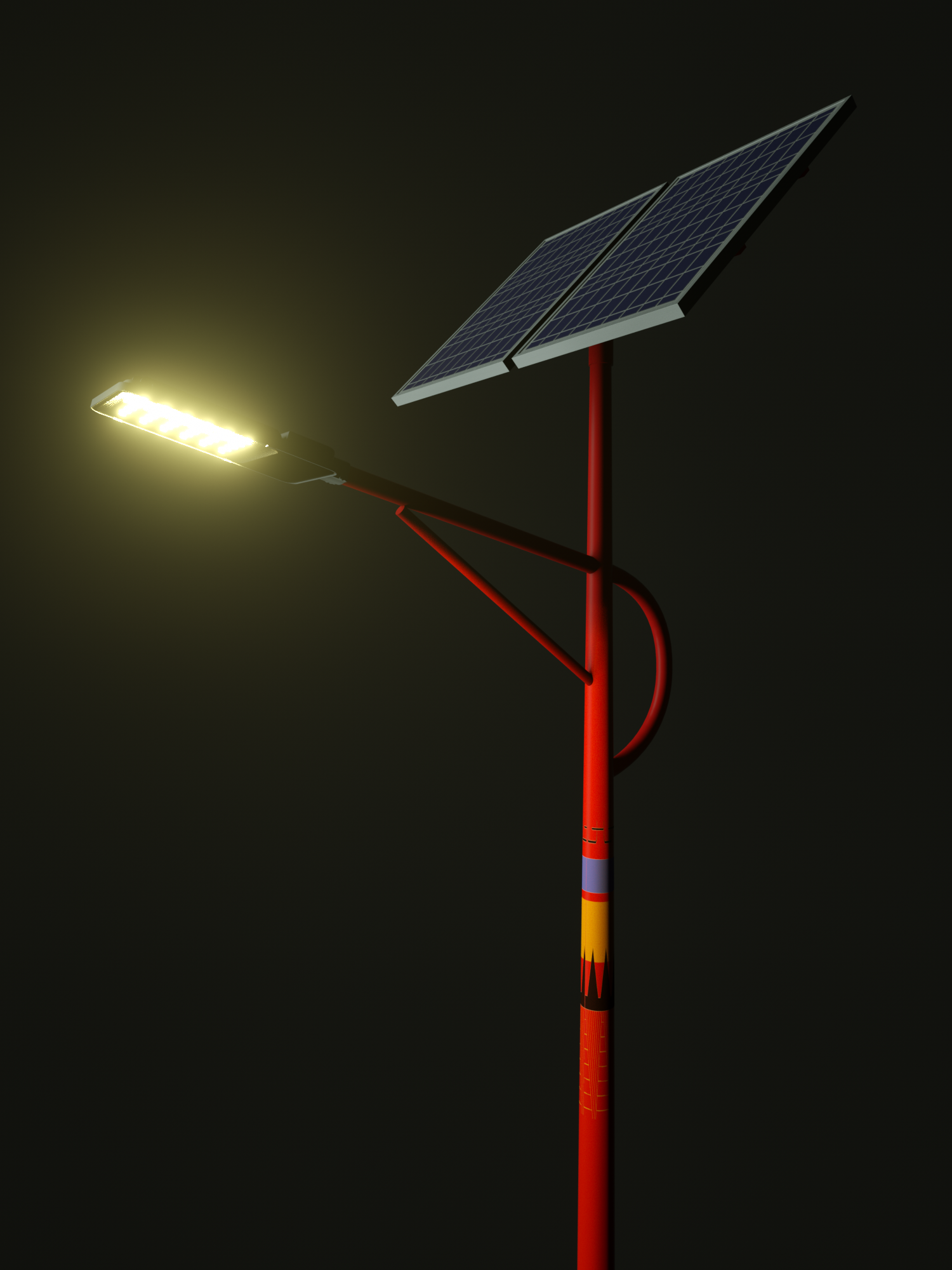 小蔡名族太陽能路燈3